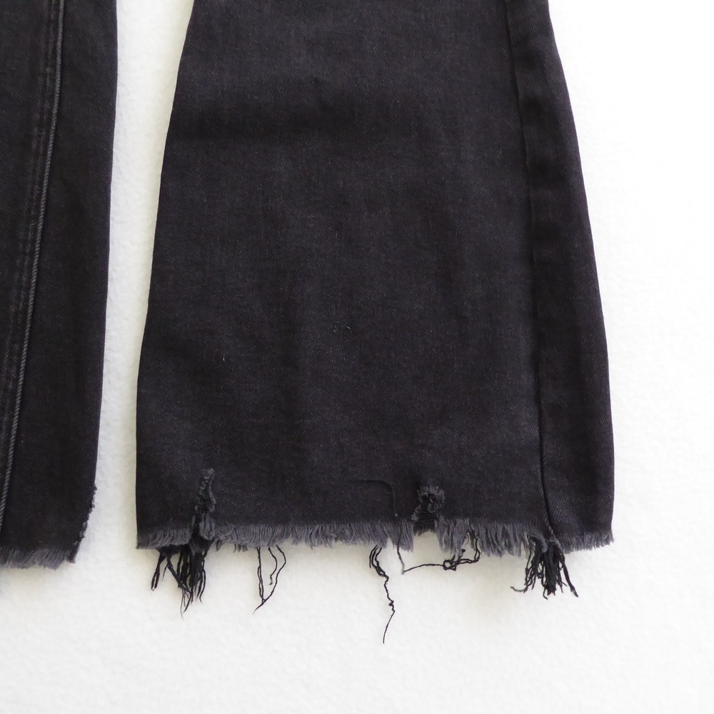 High-Waist Black Flared Women’s Jeans - Picture 3 of 11